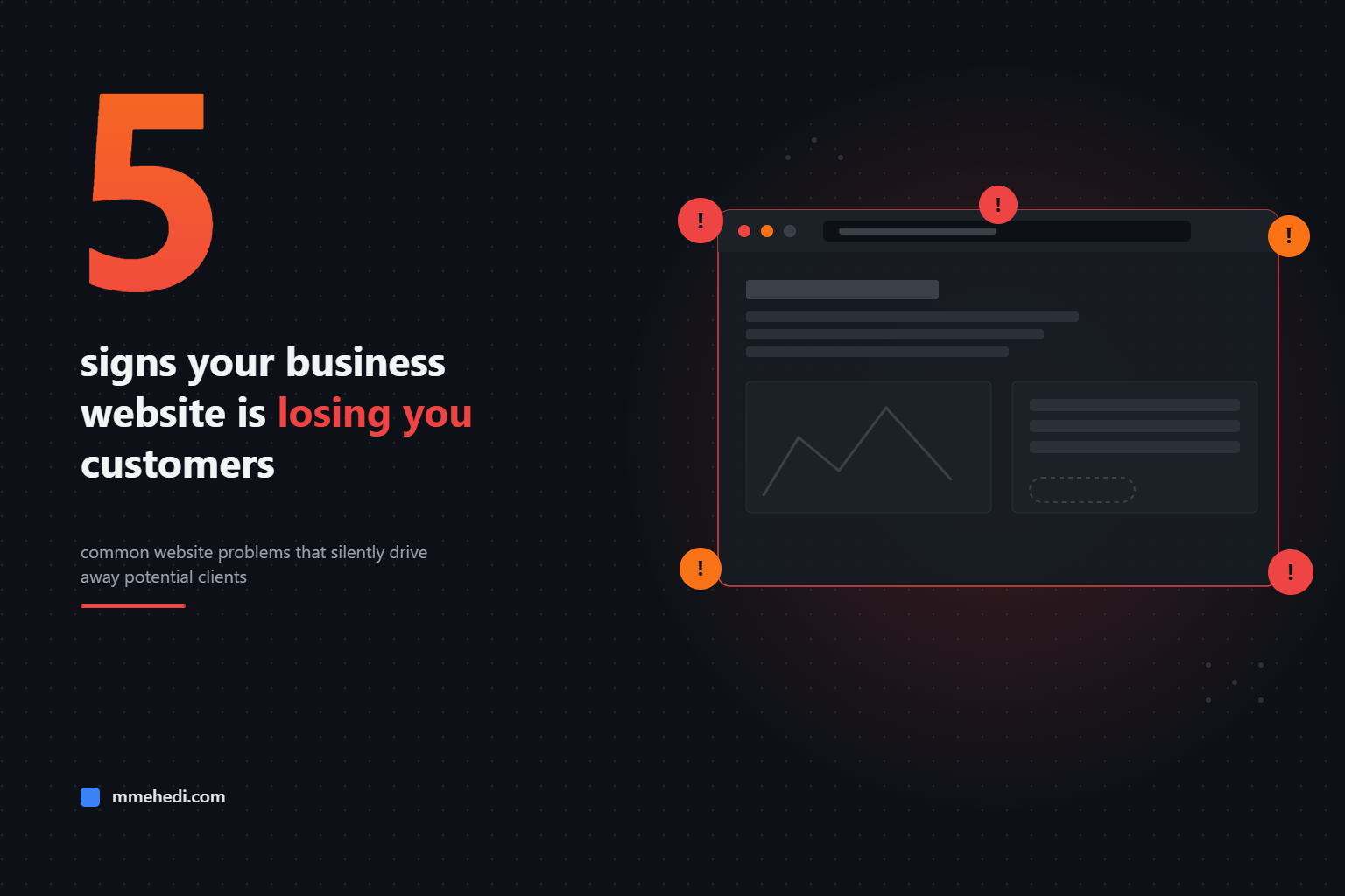 5 Signs Your Business Website Is Losing You Customers